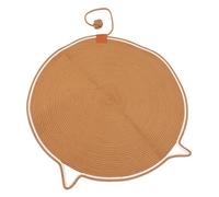 Hamwesh Tapis à Gratter pour Chat, Grand Tapis à Gratter Rond en Corde de Coton de 80 Cm pour l'affûtage des Ongles et la Protection des Meubles, à pour Chat avec Jouet Balle pour la Maison, Les