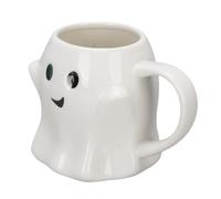Hamwesh Tasse à café Ghost, Tasse en Céramique Ghostface, Adorable Motif Fantôme, Prise Confortable, Passe au -ondes et au Lave-vaisselle, avec une capacité Spacieuse de 440 Ml, pour la Décoration