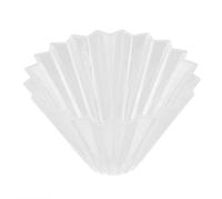 Hamwesh Tasse de Filtre à café, Passoire Conique Réutilisable avec Motif Origami pour les Amateurs de café, Respectueuse de l'environnement, Facile à Nettoyer (Transparent)