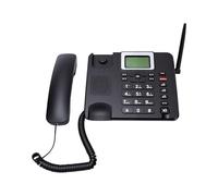 Hamwesh Téléphone de Bureau GSM 4G, Style Fixe Filaire Rétro avec Appel d'urgence SOS, Batterie 2000 MAh, pour Maison, Personnes âgées, débloqué