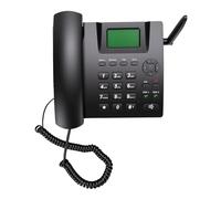Hamwesh Téléphone de Bureau sans Fil GSM 2G 2,4 Pouces, Noir
