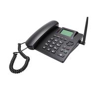 Hamwesh Téléphone Fixe sans Fil 2G GSM Double SIM, Noir