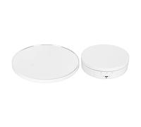Hamwesh Tengotage d'affichage en Rotation, Platine électrique Motorisée à 360 Degrés avec Télécommande pour Les Ornements de Photographie de Bijoux (White)