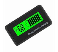 Hamwesh Testeur de capacité de Batterie Universel Portable, Voltmètre 12-48V, Installation de Boucle étanche, Affichage de Puissance pour Véhicule Marin/tout-terrain (lumière verte)