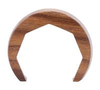 Hamwesh Tête de Groupe de Machine à café, Tête de Groupe en Bois avec Couvercle d'isolation Thermique Anti-brûlure, de E61 avec Matériau en Noyer pour Machines à café E61 LELIT ECM WPM EXPOBAR Série