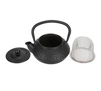 Hamwesh Théière en Fonte, 0,3 L, Type Goutte de Pluie, Bouilloire de | Bouilloire à thé en fer, motif fleur de prunier, poignée ergonomique, poignée froide, utilisation dans une maison de thé,