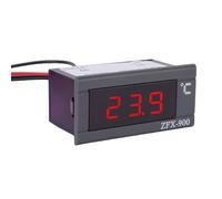 Hamwesh Thermomètre numérique à LED pour vitrine réfrigérée/congélateur, avec indicateur de sécurité, plage de mesure de -50 à 110 °C pour la gestion de la température (ZFX-900)