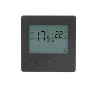Hamwesh Thermostat Intelligent, Contrôleur de Température Numérique Programmable avec Protection de Surchauffe pour la Maison et Le Bureau (Black)