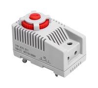 Hamwesh Thermostat Mécanique NC, Contrôleur de Température Mécanique Réglable de 0 à 60 ℃, Interrupteur de Contrôleur de Température avec Interface Sécurisée à Deux Fils pour le Contrôle du