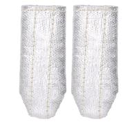 Hamwesh TIG Doigt Protection Chaleur 2Pcs Feuille Aluminium Soudure | Format de poche 11x5x1cm, protection d\'isolation thermique, pour de soudeur TIG, lavable et réutilisable