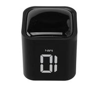 Hamwesh Timer Multi-Cube, Minuteur de Rotation de Volume Réglable avec des Fonctions de Réinitialisation de Pause pour la Cuisine de Lecture du Jeu (Black)