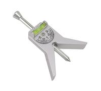Hamwesh Tipe Center Finder, Outil de Centrage en Alliage en Aluminium avec Procureur de Bulle à Cadran Réglable pour Mesurer le Diamètre du Tuyau de Plus de 0,5 Pouce