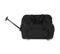 Hamwesh Transporteur pour Chat avec roulettes, Pliable 24,4 X 15,3 X 13,7 Pouces, Grand Transporteur de Voyage pour Chien, approuvé par Les Compagnies Aériennes avec Roues Amovibles, Poignée (Black)