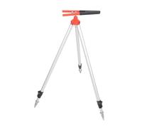 Hamwesh Tripode en Alliage en Aluminium, Rétractable 75 120 Cm Hauteur de Hauteur Pince de Tige de Prisme pour les Pomes Polonal GPS GPS GNSS TIDS avec Niveau de Bulle pour une Mesure Précise