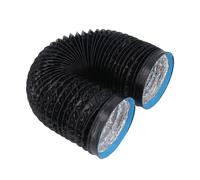 Hamwesh Tuyau d'aération de Sèche-linge, Conduit d'air Flexible isolé en Spirale de 7 Pouces et 6,56 Pieds, Résistant à l'écrasement, Tuyau de Ventilation avec Renfort de Fil 'acier pour CVC,