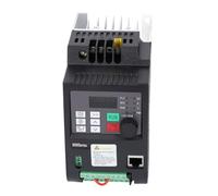 Hamwesh Variateur de Fréquence, Entrée DC200 400 V, Sortie 1PH 0 220 V CA, Onduleur Solaire monophasé 2,2 KW, Contrôleur de Vitesse de Pompe PV avec Coque PC Ignifuge, Affichage Numérique Rouge Vif