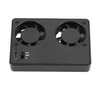 Hamwesh Ventilateur de Refroidissement pour Appareil Photo, 2 Vitesses de Vent, Dissipation Rapide de la Chaleur, Refroidisseur Externe Silencieux avec Deux Ventilateurs pour A7M4 ZVE1 A6700 A7C2