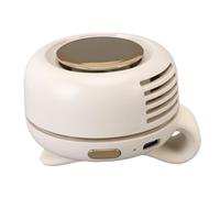 Hamwesh Ventilateur de Taille, Mini Ventilateur de Refroidissement Personnel Portable Silencieux avec Technologie sans Lame Rechargeable par USB, 3 Vitesses Réglables et Flux d'air Rotatif pour