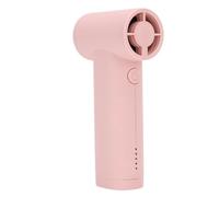 Hamwesh Ventilateur Portable, 5 000 MAh, 40 000 Tr/min, Rechargeable avec 5 Niveaux de Vitesse, Mini Ventilateur de Type C, Affichage de la Vitesse du Vent en Temps Réel pour les Voyages, les (PINK)