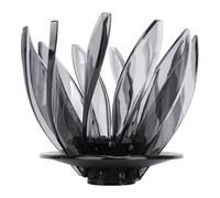 Hamwesh Versez sur un Goutteur de café, en Forme de Fleur Unique PCT, Nervures en Spirale d'extraction Améliorée du café, 1 à 4 Tasses, Versez sur une Cafetière, Goutteur de en Verre avec Pétales