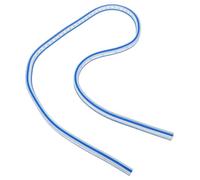 Hamwesh Voici la Traduction en Français :Règle Courbe Flexible | Portée de Mesure de 900 Mm, Contrôle de Forme Pliable, Rainures D'encre de Précision, Noyau Flexible Stable, tracé de
