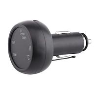 Hamwesh Voiture Camion 3 En 1 Chargeur USB, Double Affichage LED, 5V 2.1A | Adaptateur de prise de courant pour véhicule, coque métallique, 12V-24V, pour voitures, SUV, camions, moniteur de batterie