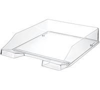 HAN 1026-X-23, Corbeille à courrier KLASSIK, moderne, élégante, transparente et de haute brillance. Lot de 6 unités, cristal transparent.
