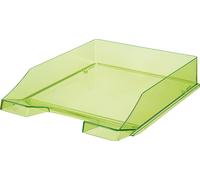 HAN 1026-X-27 Corbeille à courrier KLASSIK A4, vert transparent