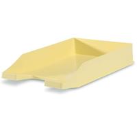 HAN 1027-X-815 Corbeille à courrier classique - Organiseur de bureau - Fournitures de bureau - Corbeille à courrier - Corbeille à documents - Jusqu'à format A4/C4 - Jaune pastel