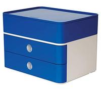 HAN 1100-14, SMART-BOX PLUS ALLISON Boîte de rangement design avec 2 tiroirs et boîte à ustensiles royal blue