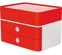HAN 1100-17 SMART-BOX PLUS ALLISON Boîte à tiroirs design avec 2 tiroirs et boîte à ustensiles cherry red
