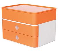 HAN 1100-81 SMART-BOX PLUS ALLISON Boîte à tiroirs design avec 2 tiroirs et boîte à ustensiles apricot orange