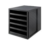 HAN Module de classement KARMA spécial armoire 5 tiroirs Noir écologique