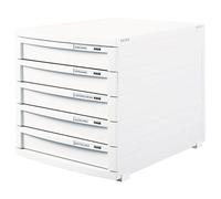 HAN 1505-12 HAN Schubladenbox Contur weiß DIN B4 mit 5 Schubladen