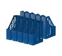HAN 1601-14, porte-revues KLASSIK, design classique en phase avec son temps. Fonctionnel, élégant et de haute qualité. Lot de 10 unités, bleu