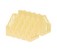 HAN 1601-815 Lot de 10 range-revues classiques au design tendance Fonctionnel, de qualité supérieure et chic jusqu'au format DIN A4/C4, jaune pastel