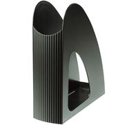 Han Twin Lot de 2 Porte-revues en Polystyrène A4 8 cm Noir