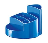 HAN 17460-94- Pot à crayons RONDO - avec 9 cases- bleu