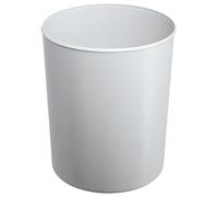 HAN 1814-F-11, corbeille à papier anti-feu ignifuge, difficilement inflammable, sûre, élégante, qualité premium, 13 litres, gris clair