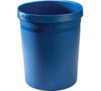 HAN 18198-16 Corbeille à papier GRIP KARMA - 18 L, ronde, matériau recyclé, bleu écologique