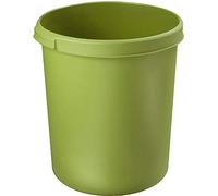 HAN 1834-05, corbeille à papier KLASSIK, élégante et pratique, extra-stable avec auges de préhension, 30 litres, vert