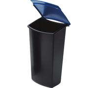 HAN 1843-14 Corbeille MONDO avec couvercle, 3 litres, noir-bleu