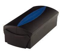 HAN 2000-34, boîte à carte de visite VIP, boîte pro pour 500 cartes de visite, finition soignée, étui Go-Vip inclus, onglet et séparateur variable, noir - bleu