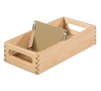 HAN 507-0, bac à fiches en bois DIN A7 horiz.