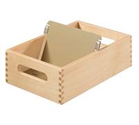 HAN Bac à fiches 507-0 en bois DIN A7 horizontal