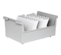 HAN Bac à fiches suspendues 855-0-11 DIN A5 horizontal, 1 000 fiches, 2 séparateurs, gris clair