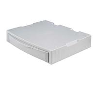 HAN 9250-11, Support MONITOR, support pro pour moniteur, comprenant un tiroir. Stable, élégant et superposable, gris