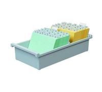 HAN Bac à fiches 954-0-11 pour env. 1300 fiches A4 paysage 325×140×347 mm Gris clair