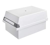 HAN 955-11 Boîte à fiches pour env. 1300 fiches A5 orientation paysage 235 x 190 x 360 mm (Gris clair) (Import Allemagne)