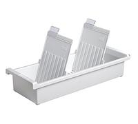 HAN 956-0-1-11, bac à fiches A6 vert., design innovant et attrayant, pour 1.300 fiches, 2 séparateurs à onglet inclus, gris clair